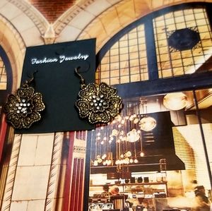 Antique Bohemian Lotus Earrings
